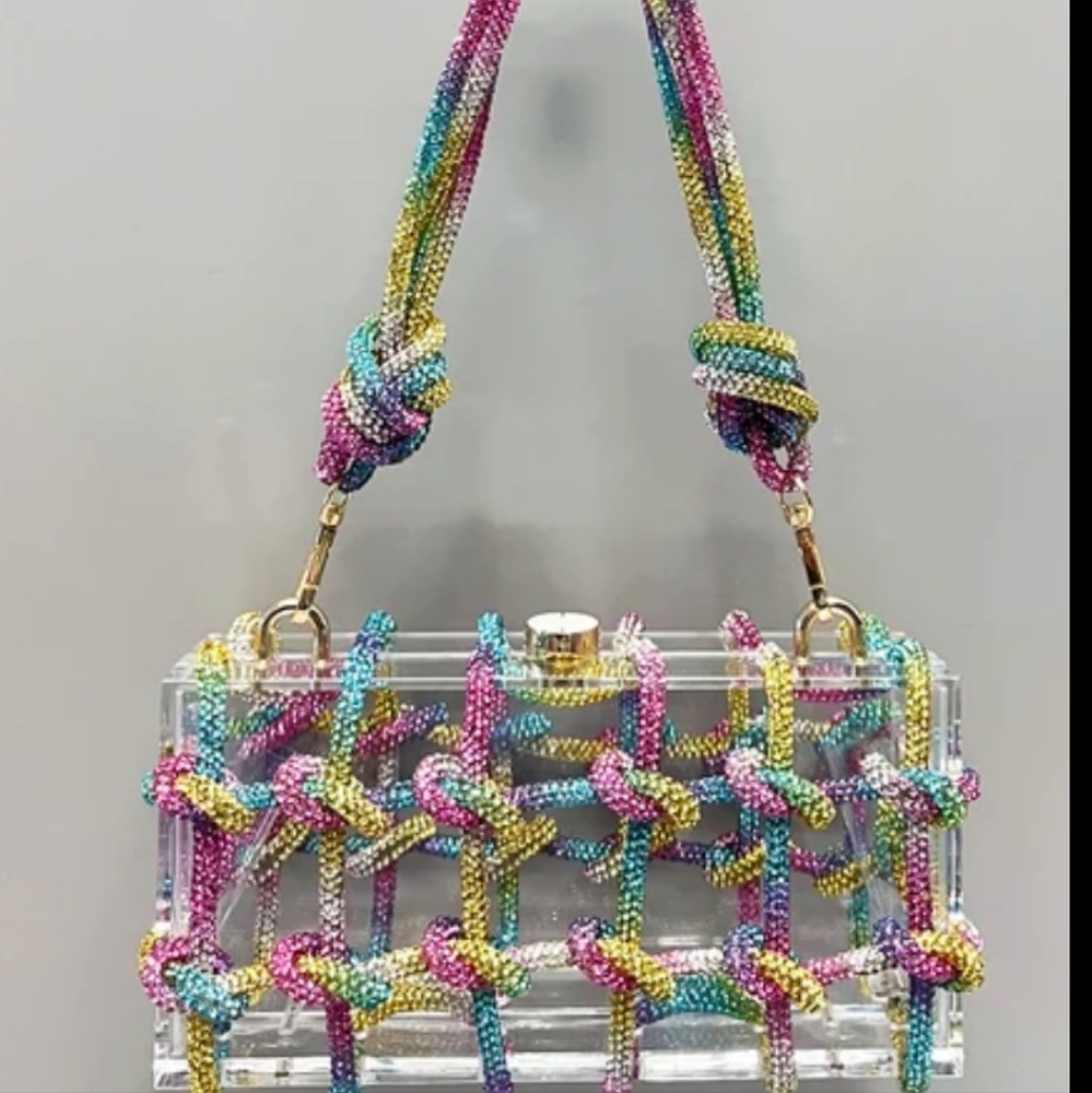 Luxury clutch evening bag